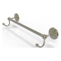 Polished Nickel 30 inch Towel Bar with Integrated Hooks A126540