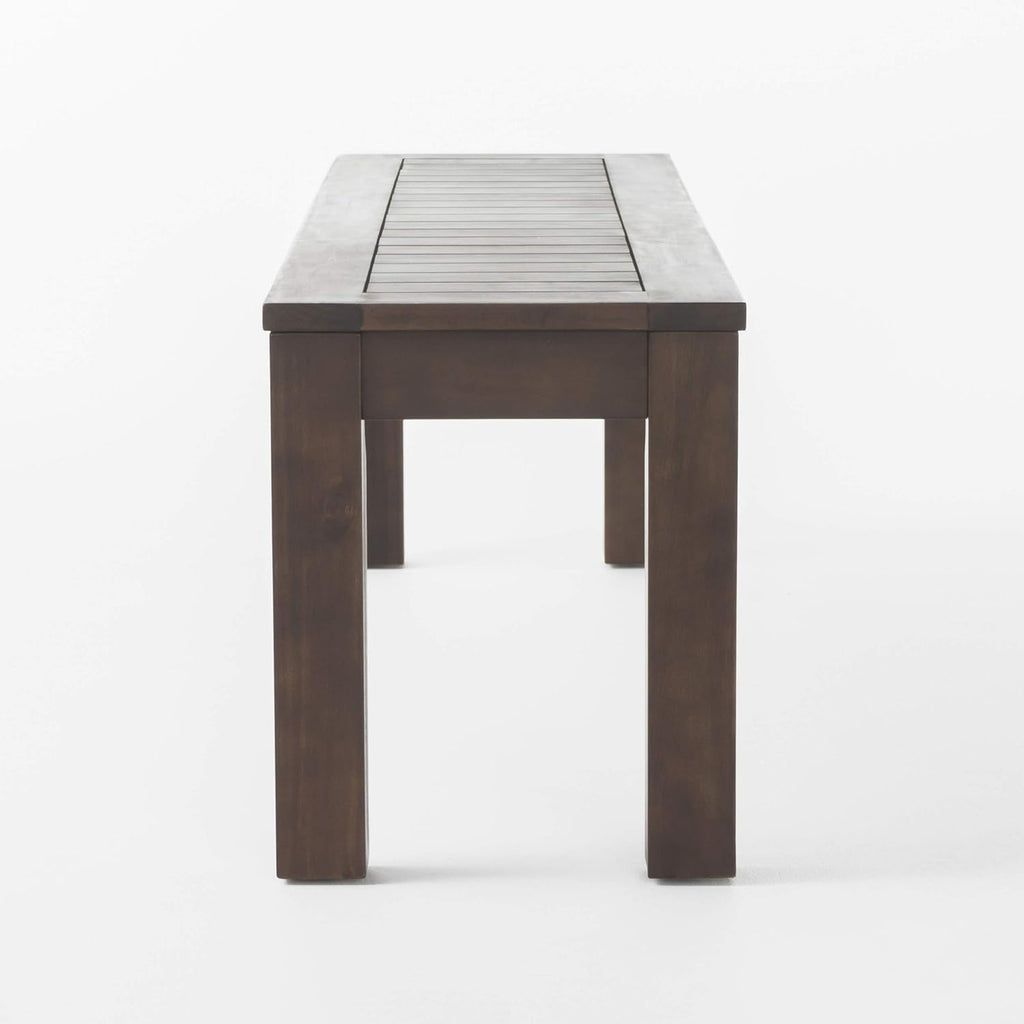 Dark Brown Acacia Wood Picnic Set Z228