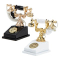 2pcs Retro Miniature Telephone Dollhouse Furniture Accessories D88825
