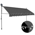 Retractable Awning with 157.5" Anthracite V892