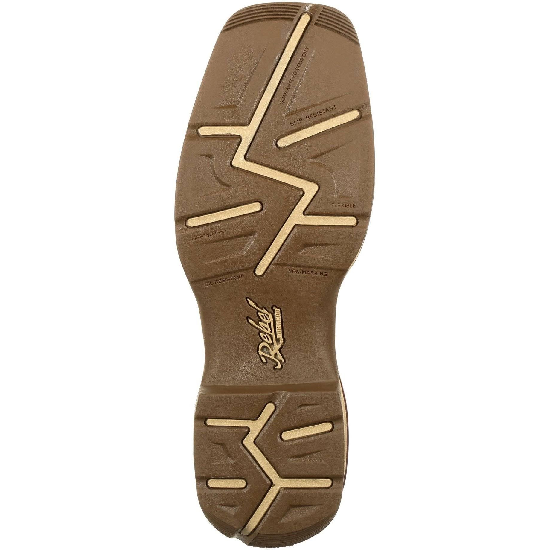 Brown Desert Camo Work Boots D1749