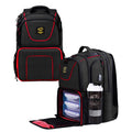 Insulated Meal Prep Backpack with 3 Meal Containers, 2 Ice Packs and Protein Shaker, Black B84063
