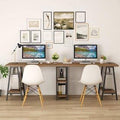 94.5 Inches Extra Long Computer Desk with Storage Shelf V937