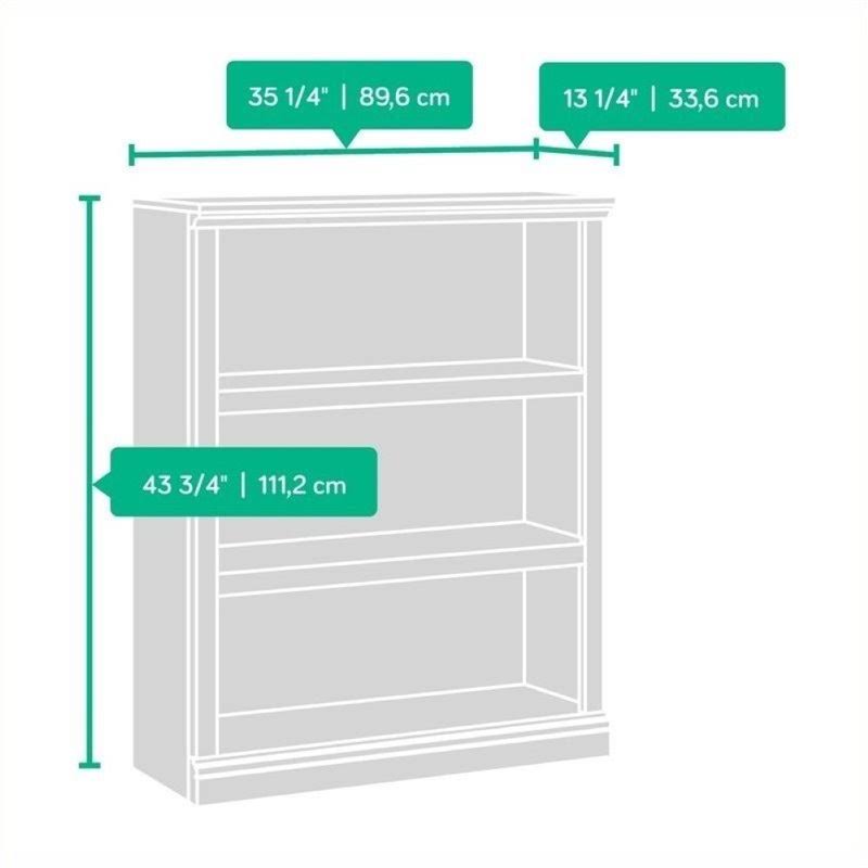 3 Shelf Bookcase in Jamocha Wood F57973