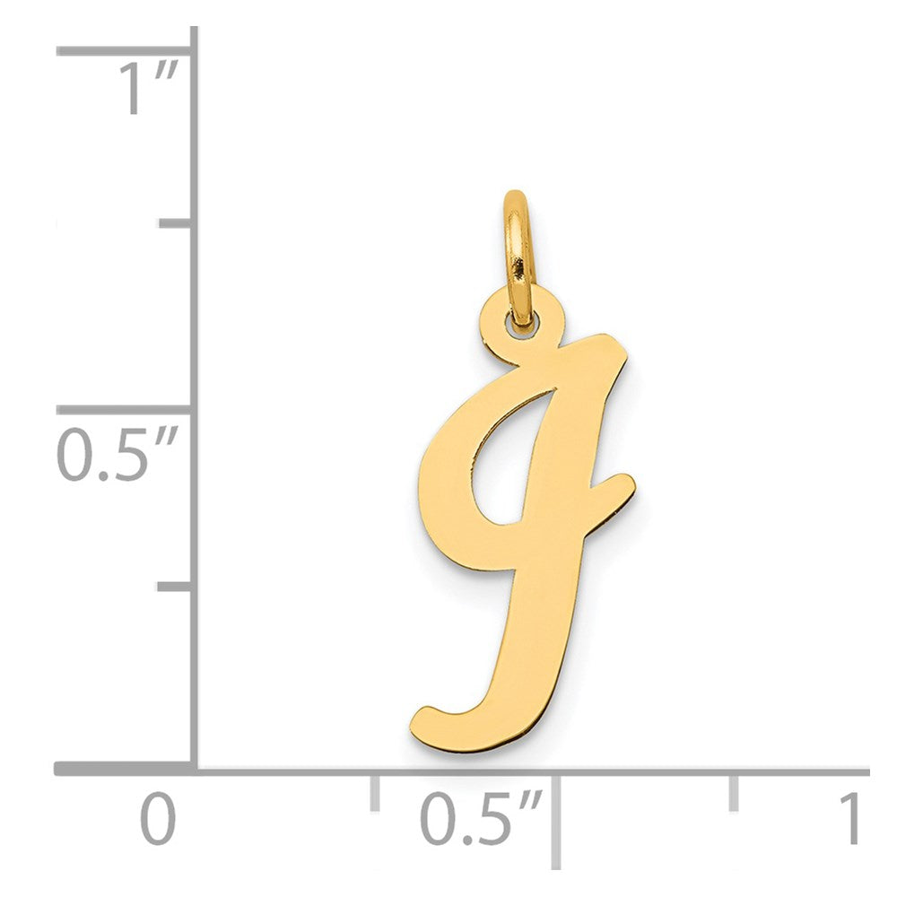 14k Script Letter I Initial Charm N532451
