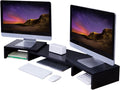 White Pack of 2 Monitor Stand Riser B84191