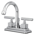 Polished Chrome Centerset Lavatory Faucet with Pop-Up M703