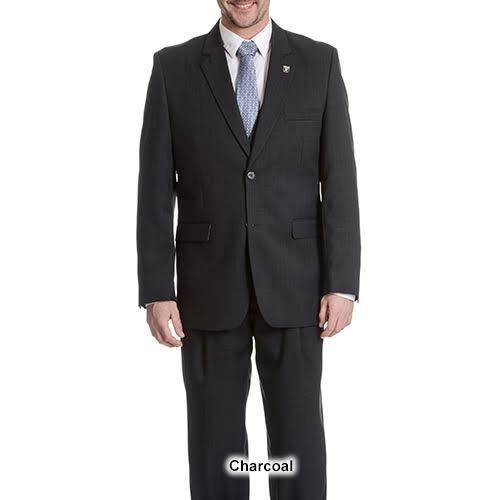Grey Vested Suit A90061
