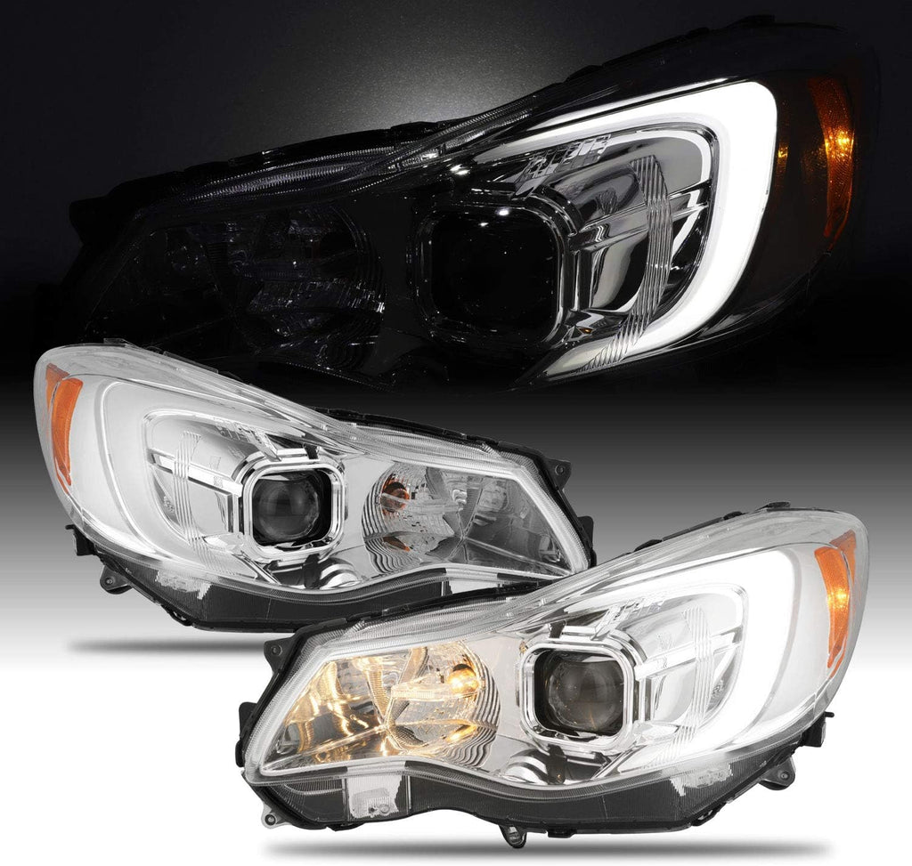 Black Housing LED Projector Headlights W131370
