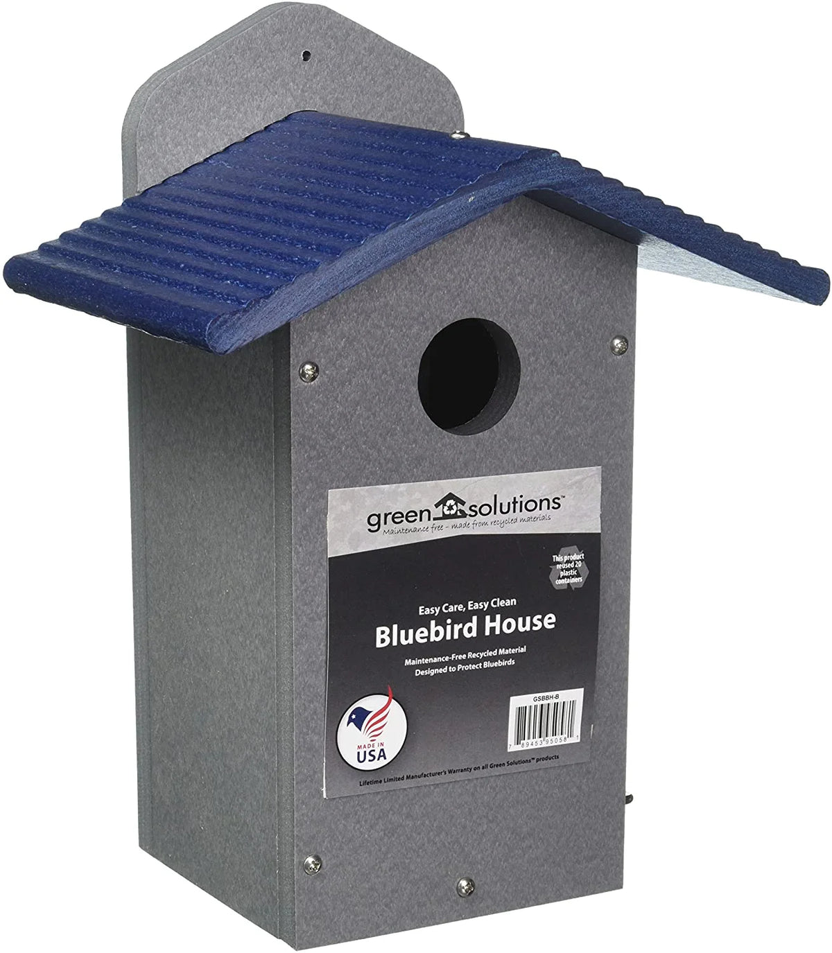 Rustic Recycled Bluebird House E783