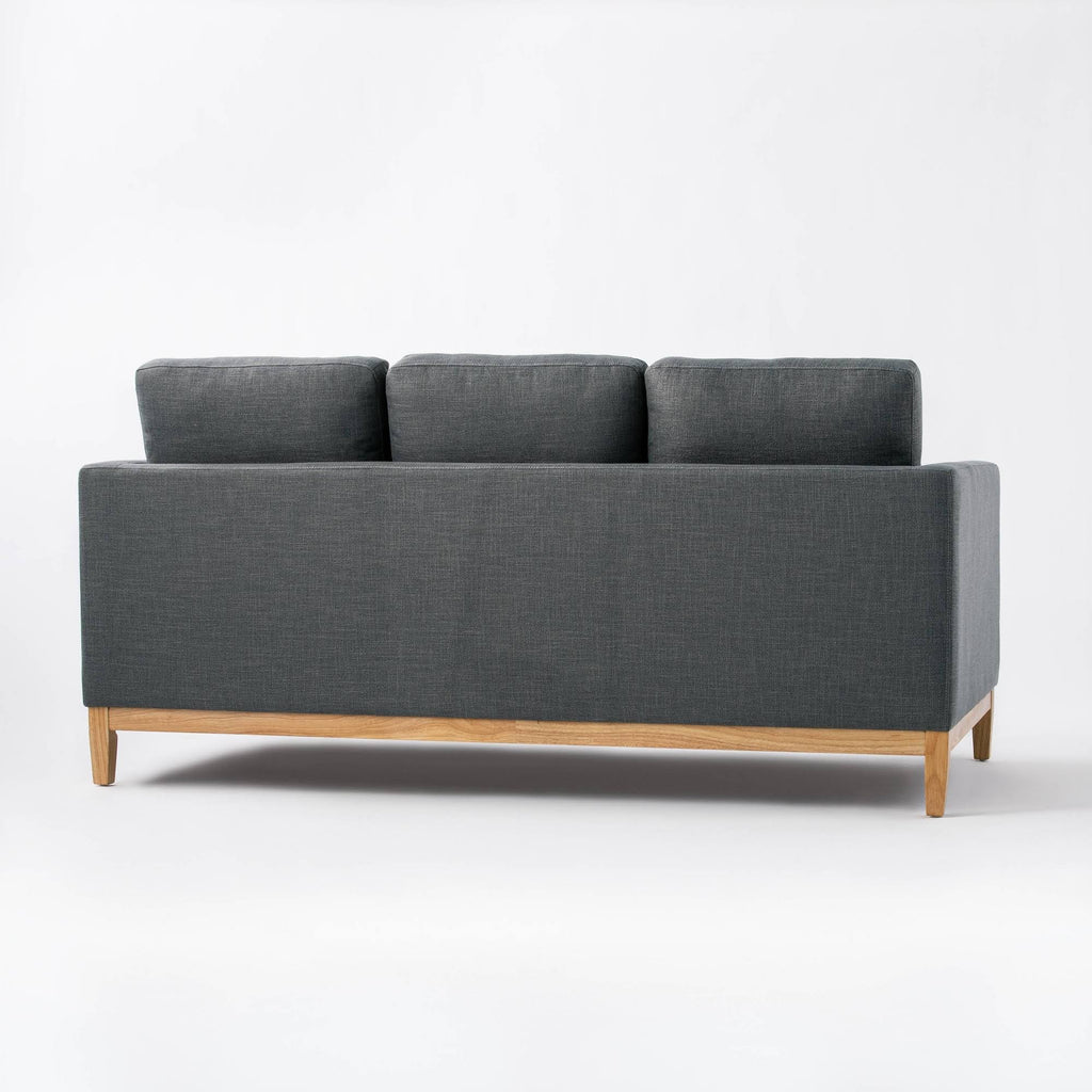 Dark Gray Wood Base Sofa Z94418