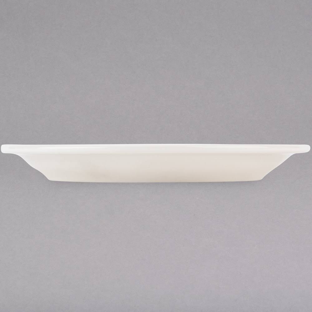 24/Case Eggshell Narrow Rim China Plate E42328