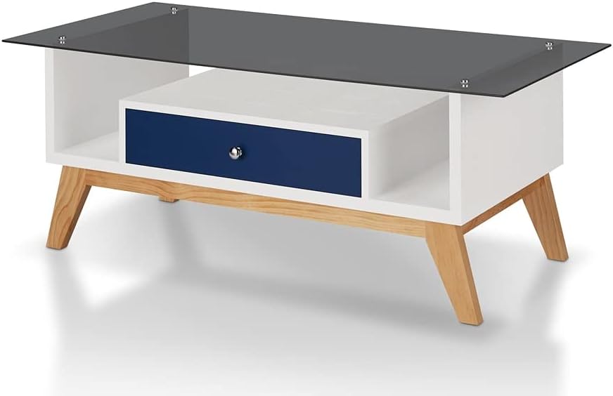 Blue Two-Tone Coffee Table Y34399