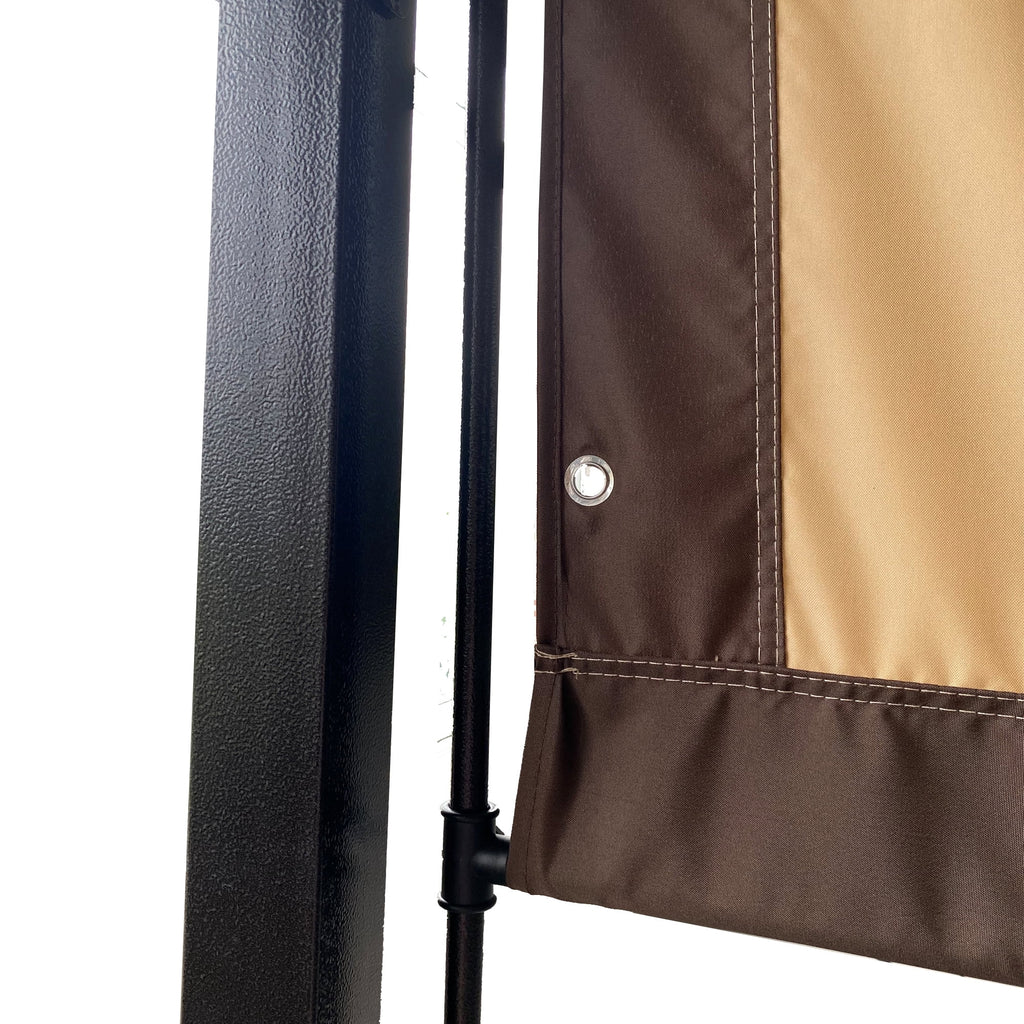 Universal Canopy Cover Replacement for Curved Outdoor Pergola K963536
