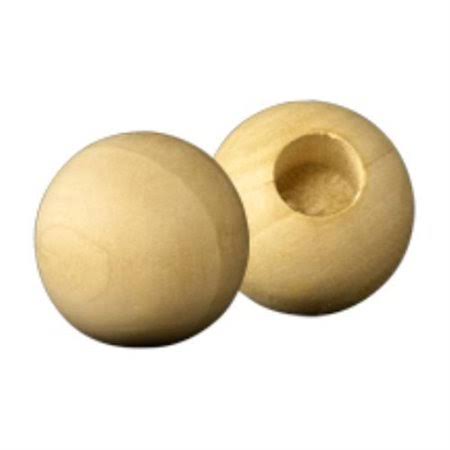 Wood Ball Dowel Cap Bag of 100 I26388