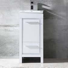 Gray Oak Bathroom Cabinet with Sink C4582