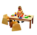 Laminate Top Rectangle Wood Table D48318