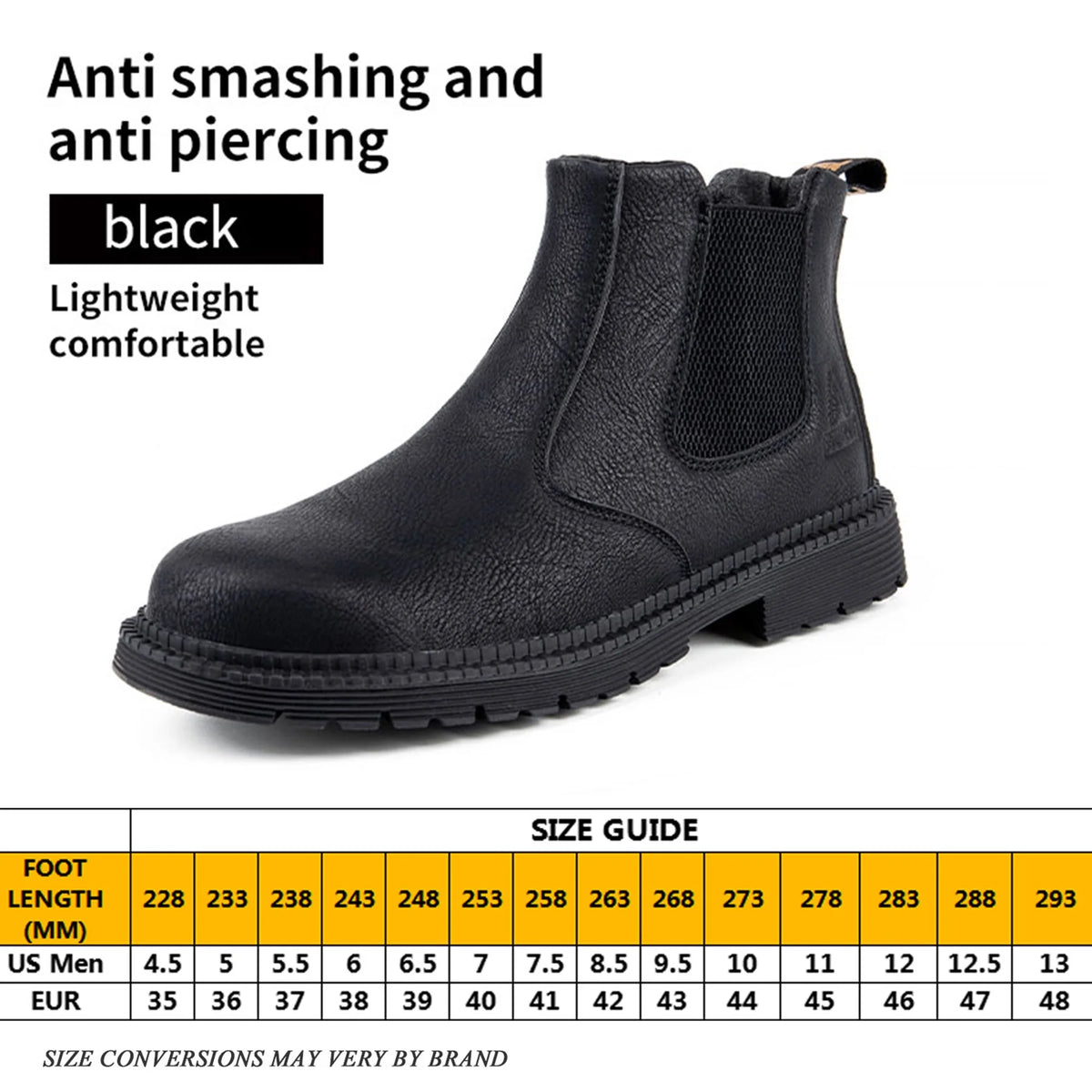 Steel Toe Waterproof Work Boots T831674