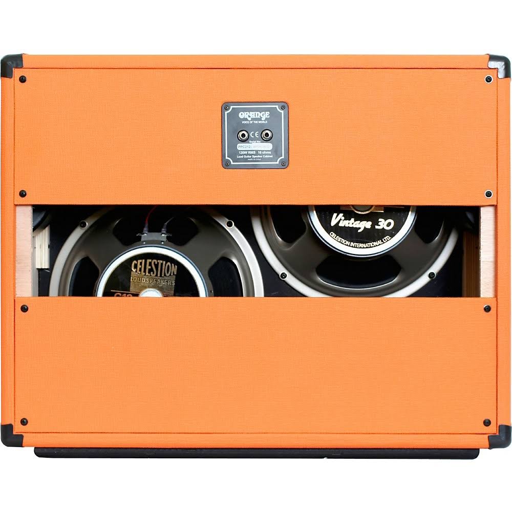 Black 2x12 Open Back Guitar Speaker Cabinet Y7415