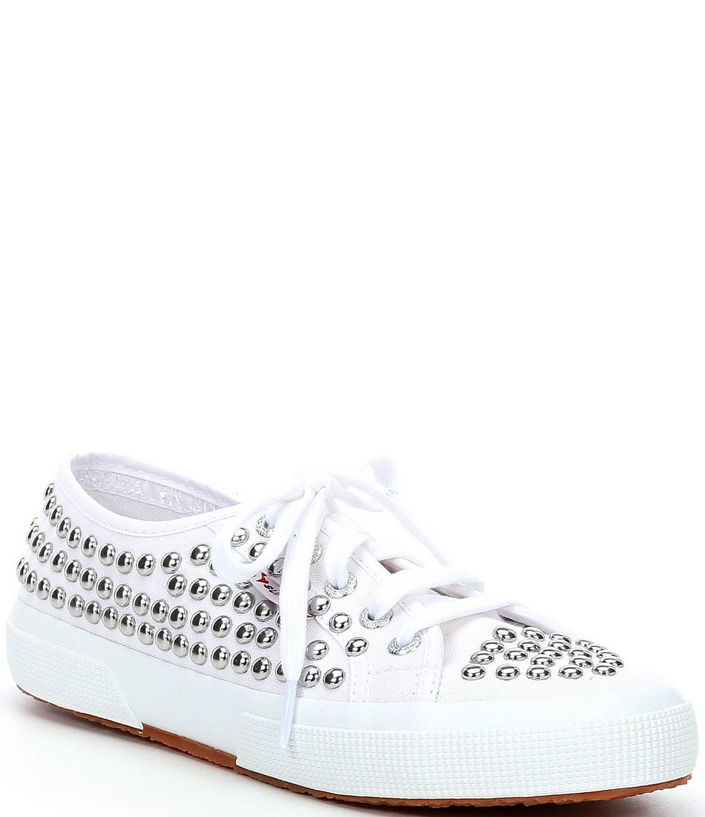 White Studs Sneakers W702