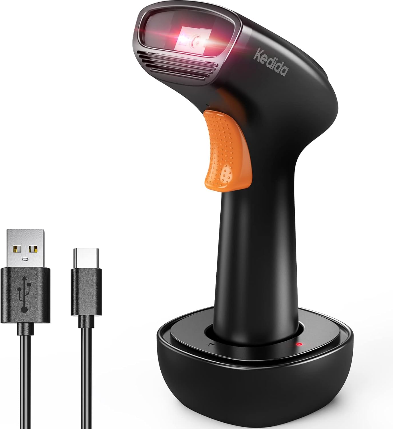 2D Wireless Barcode Scanner with Charging Cradle, Pack of 2 Q239