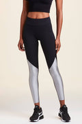 Black Silver Ankle Tight R27916