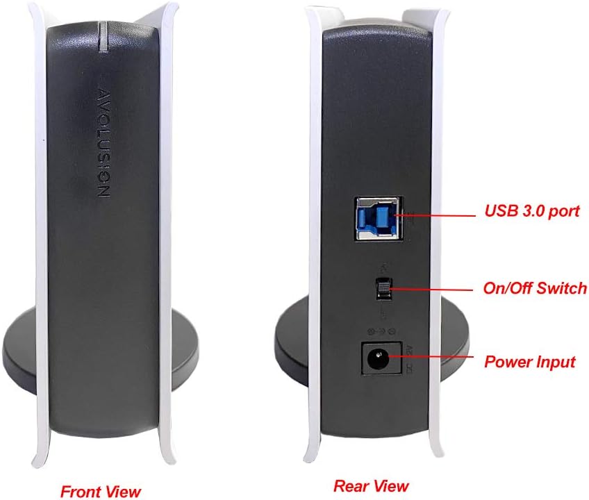 2TB USB 3.0 External Hard Drive White Pack of 2 S1687