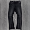 NARR - Stacked Fit Plain Denim - Black - 80445