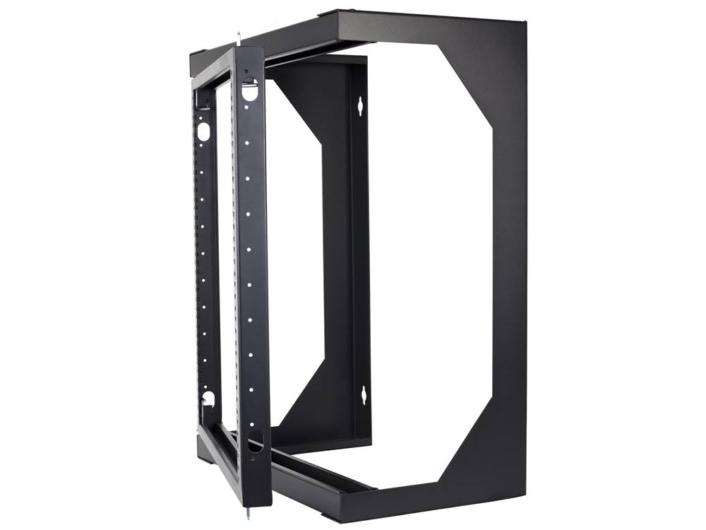 Open Frame Swing Out Wall Mount Rack, 12 Inches Deep E100720