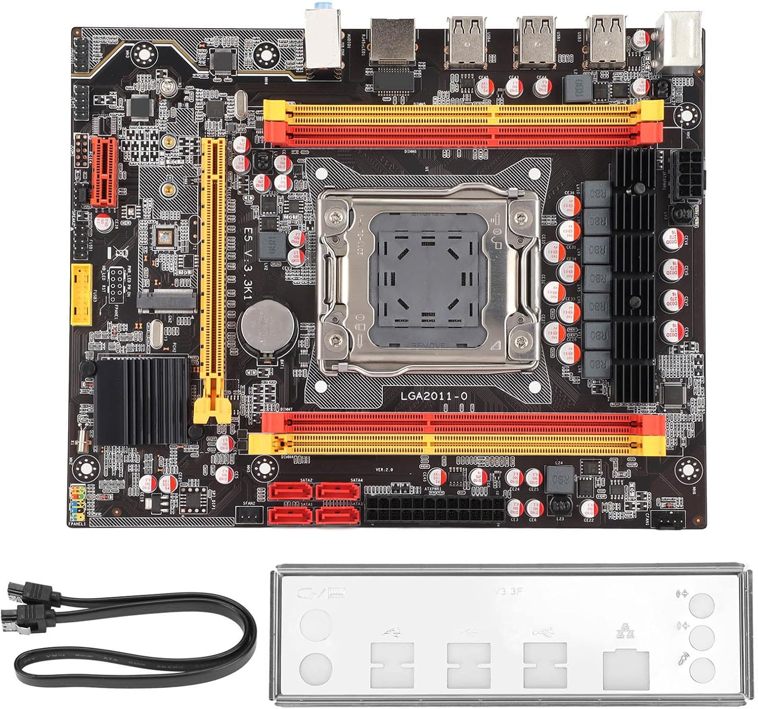 Gaming Motherboard, LGA 2011 Socket, DDR3 Memory, Integrated Sound Card, Network Card N964896