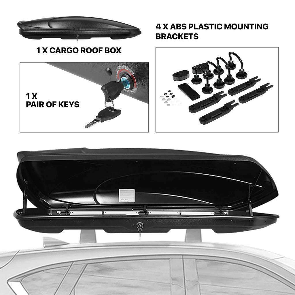 Universal SUV Roof Top Cargo Storage Box with Keys J743