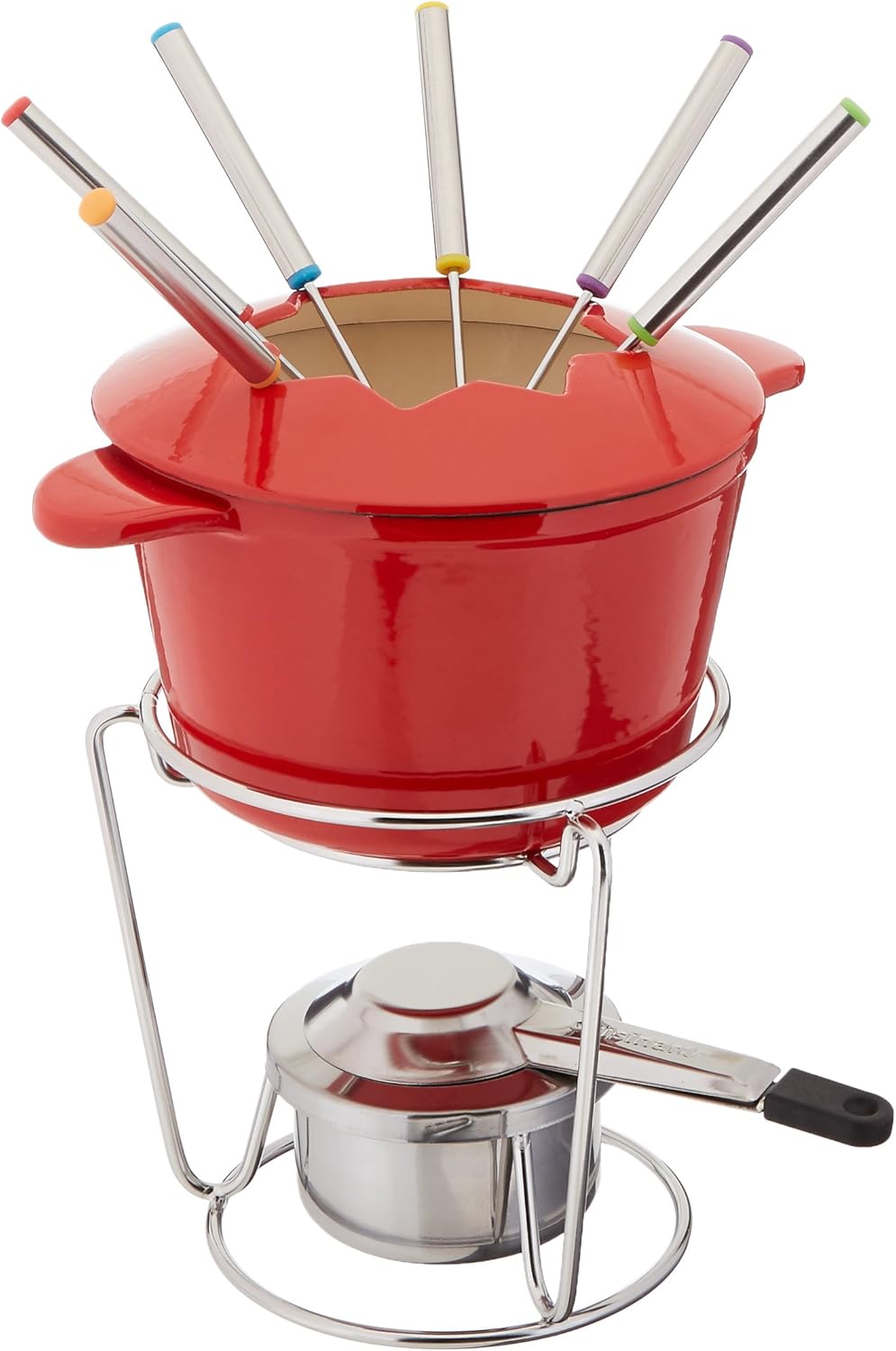 13-Piece Cast Iron Fondue Set Z9946