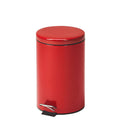 Red Small Round Waste Receptacle, 13 Quart P869