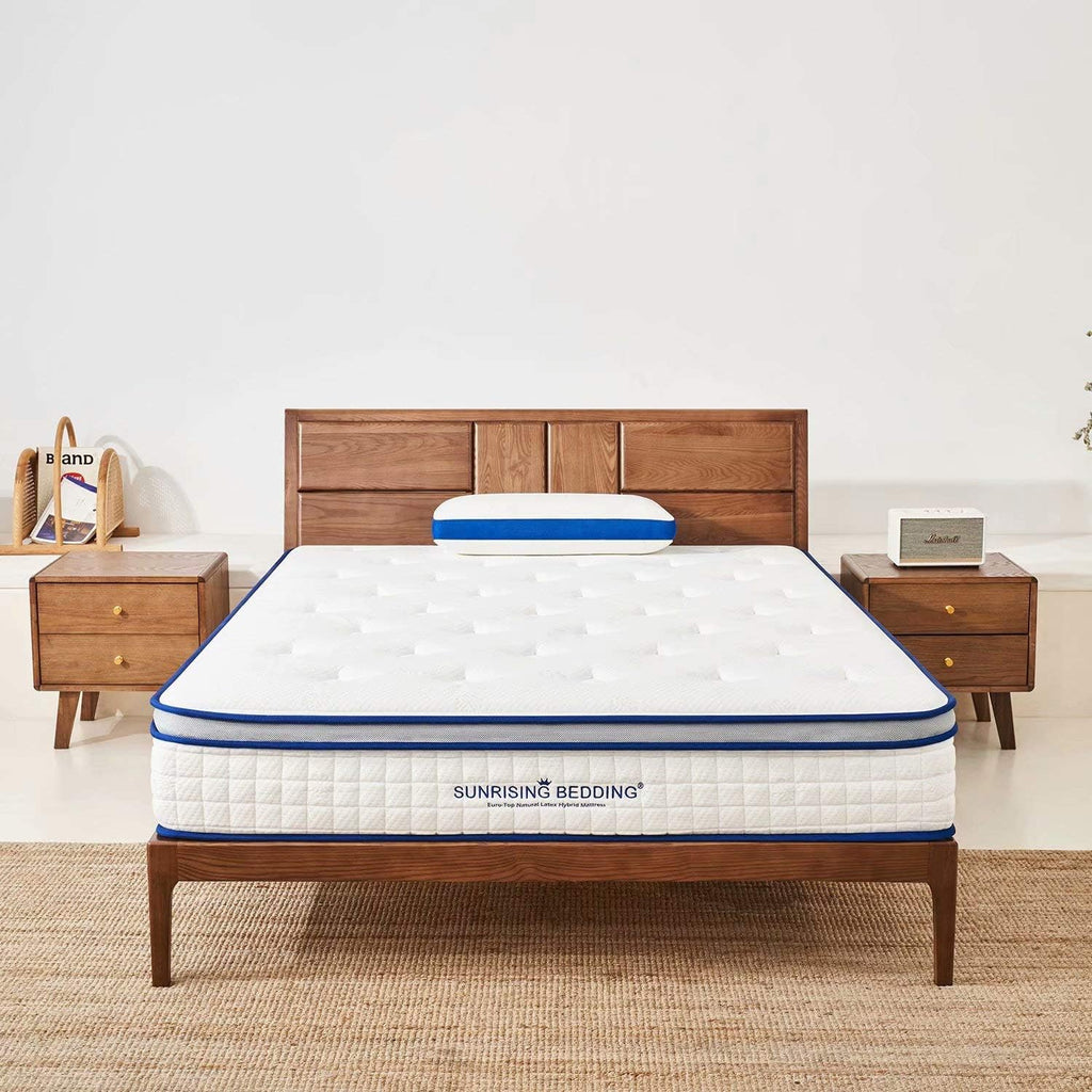 8 inch Natural Latex Twin Mattress with Pocket Coil T48253