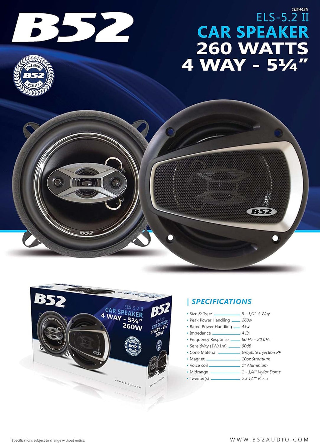 700W 6"X 9" 4-Way Car Speaker (Pair) C401918