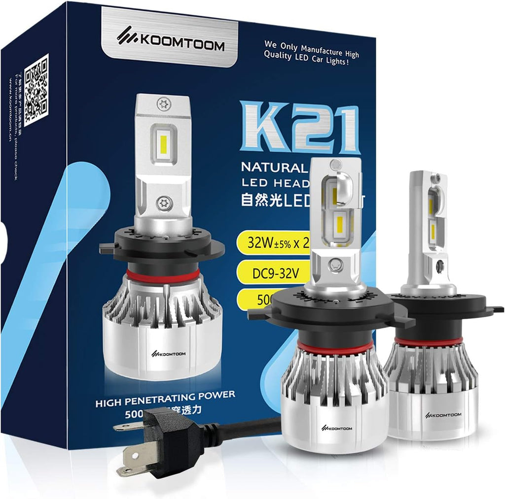 H4 LED Headlight Bulb Conversion Kit 5000K IP65 Pack of 2 S8424