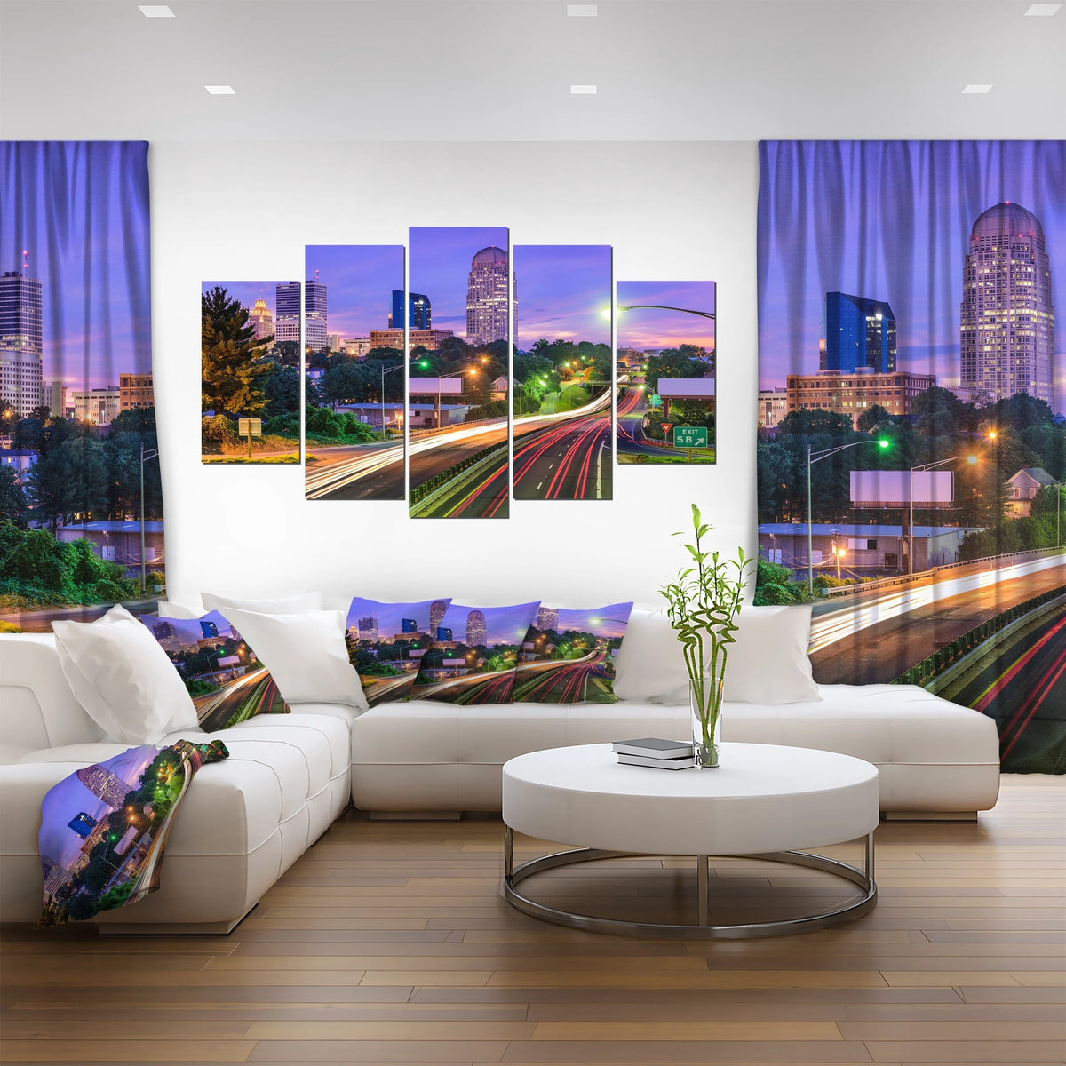 Multi-color 60 in. wide x 32 in. high Canvas Print X98520