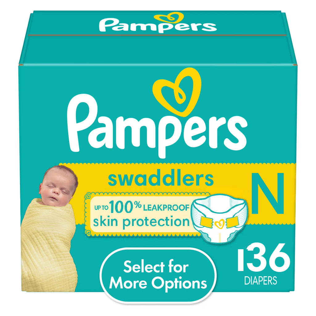 Newborn Diapers, 136 Count O292