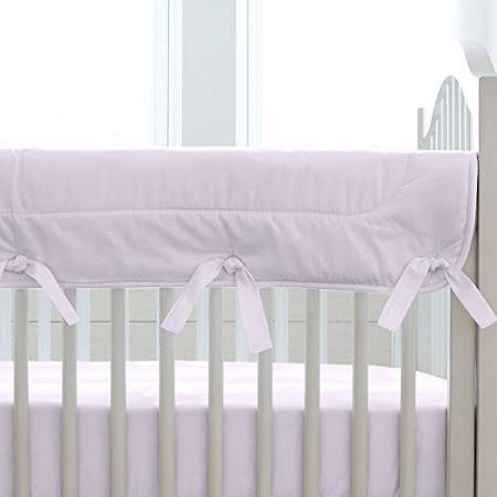 Solid White Crib Rail Cover P662399