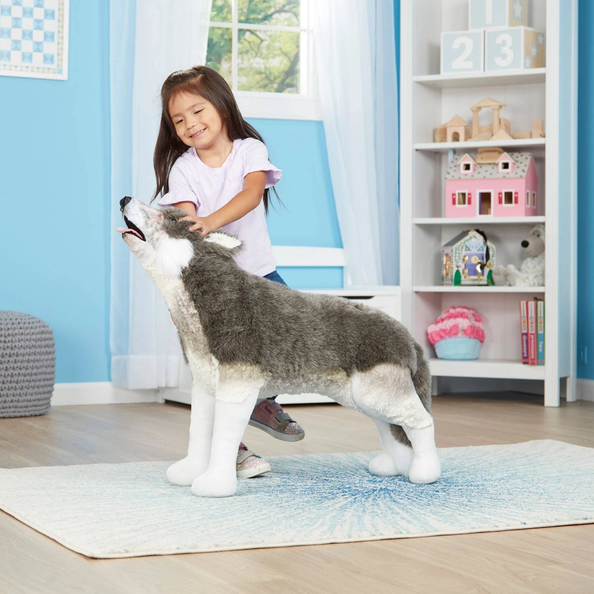 Gray Wolf Stuffed Animal R51739