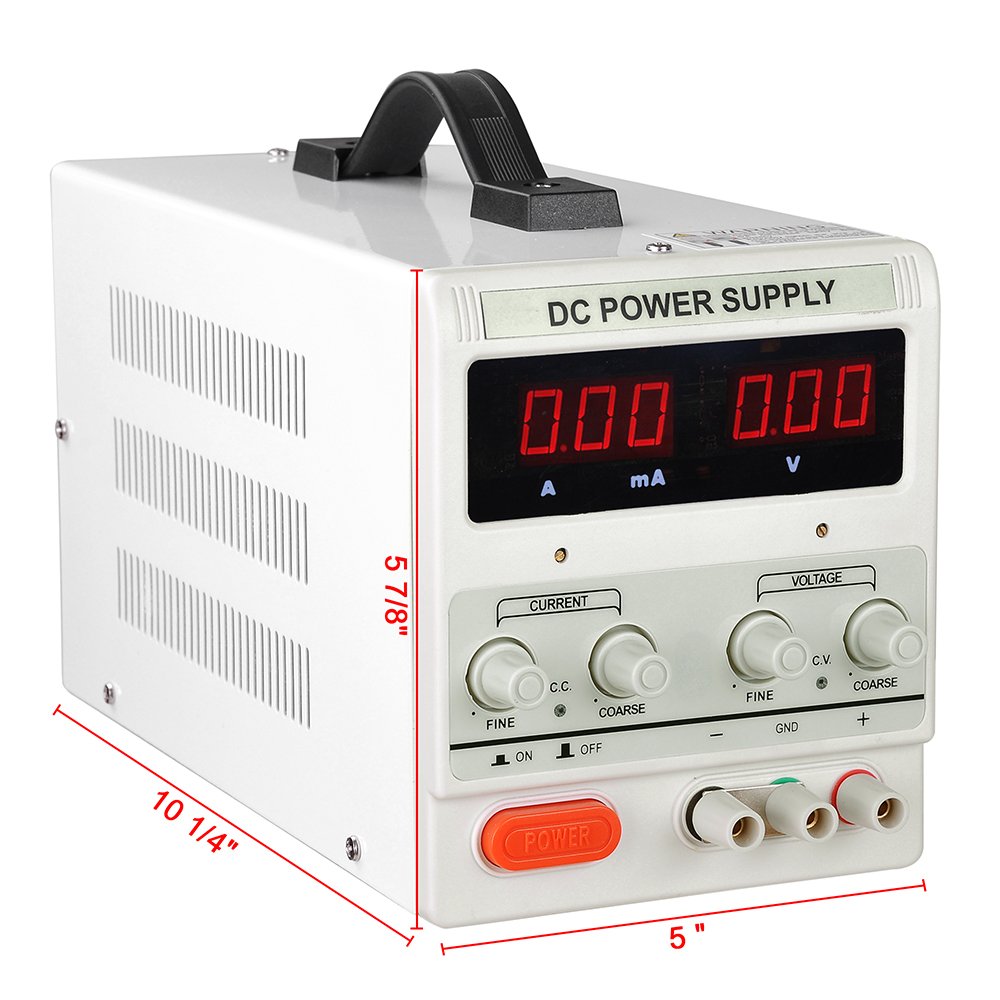 110V AC 30V 10A DC Power Supply Variable Digital Adjustable H718