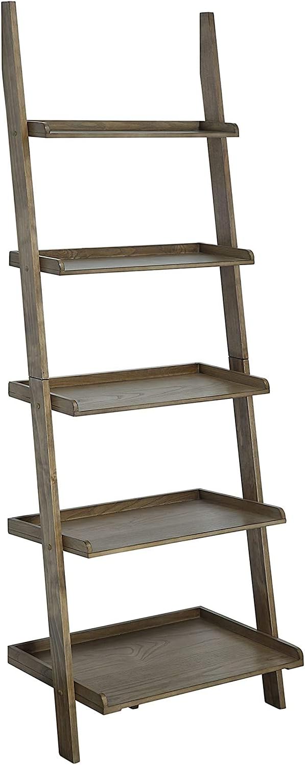 Gray Bookshelf Ladder Z51223