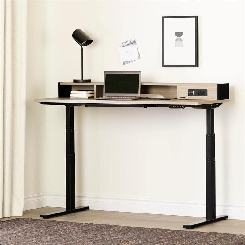 Adjustable Height Standing Desk with Built in Power Bar I2860