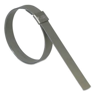 Junior Smooth I.D. Clamps, 1 3/4 in Dia, 1/2 in Wide, Stainless Steel 201 R406286
