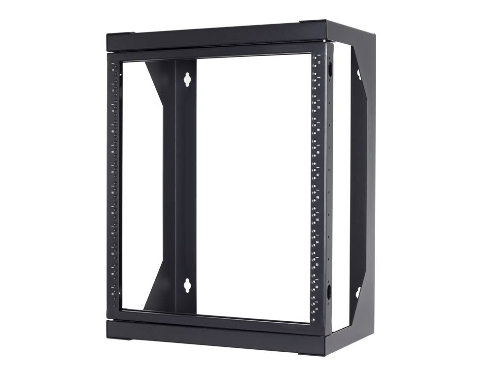 Open Frame Swing Out Wall Mount Rack, 12 Inches Deep E100720