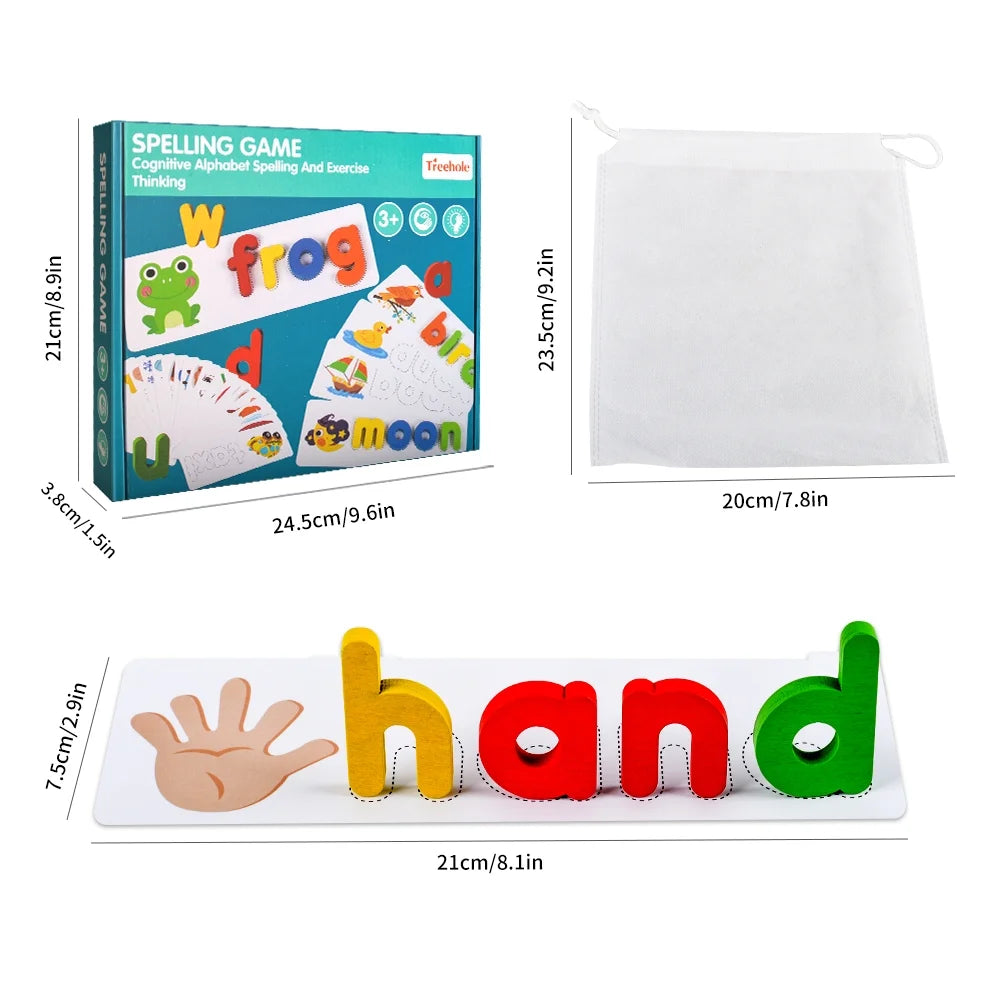 Toddlers Preschool Learning Toys Alphabet Spell Educational Game Toy U893