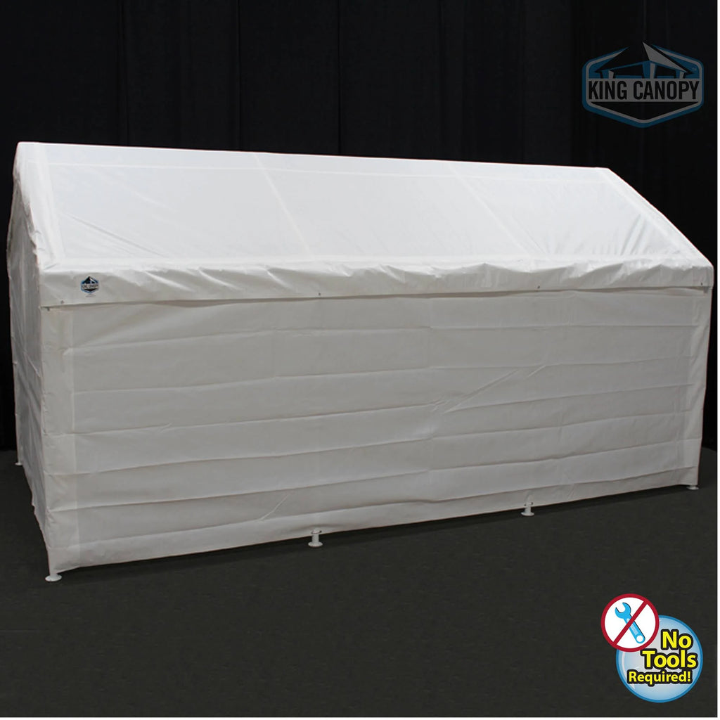 White 10 ft. x 20 ft. Sidewall Kit with Windows C511688
