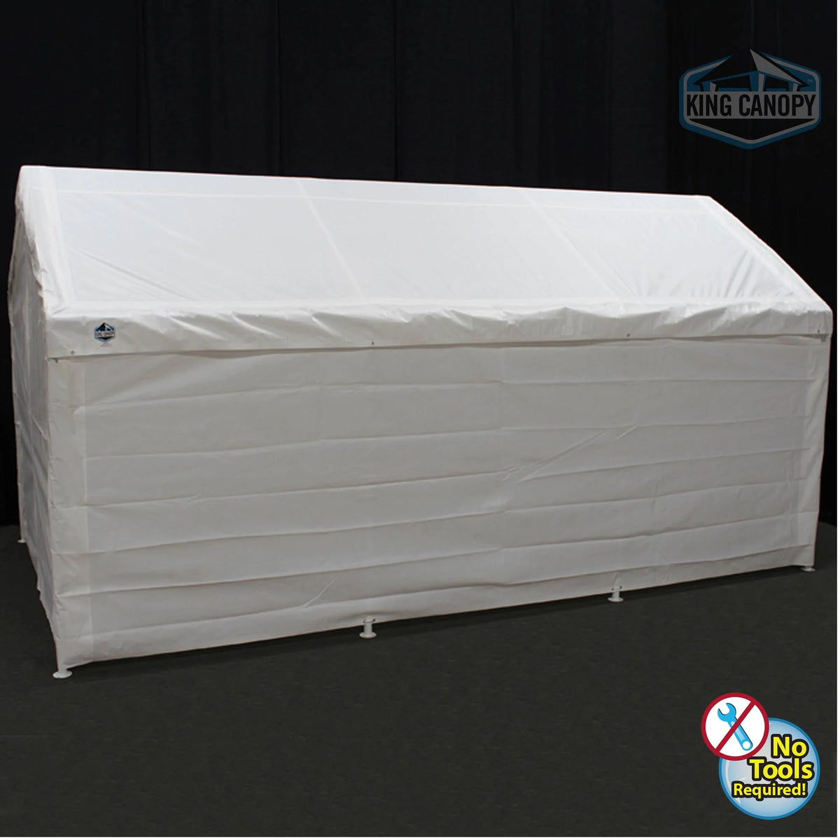 White 10 ft. x 20 ft. Sidewall Kit with Windows C511688
