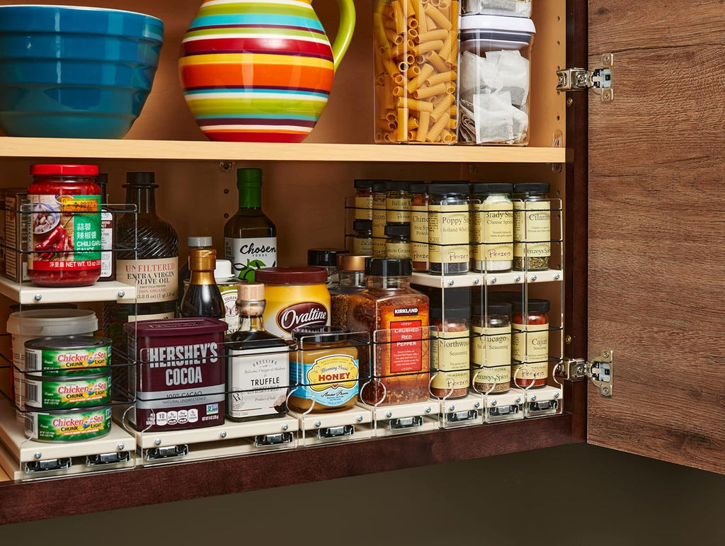 Two-Tiered Spice Organizer for Large Containers Z448