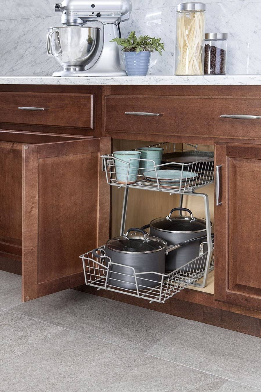 2-Tier Kitchen Cabinet Organizer A725